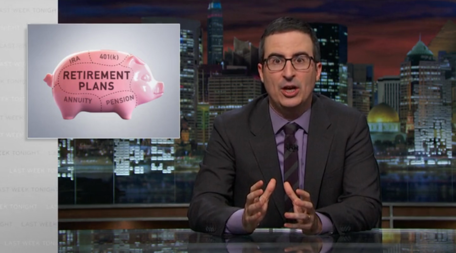 John Oliver: “Nobody Invites Their Financial Advisor to a Wedding”