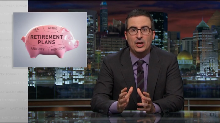 John Oliver: “Nobody Invites Their Financial Advisor to a Wedding”